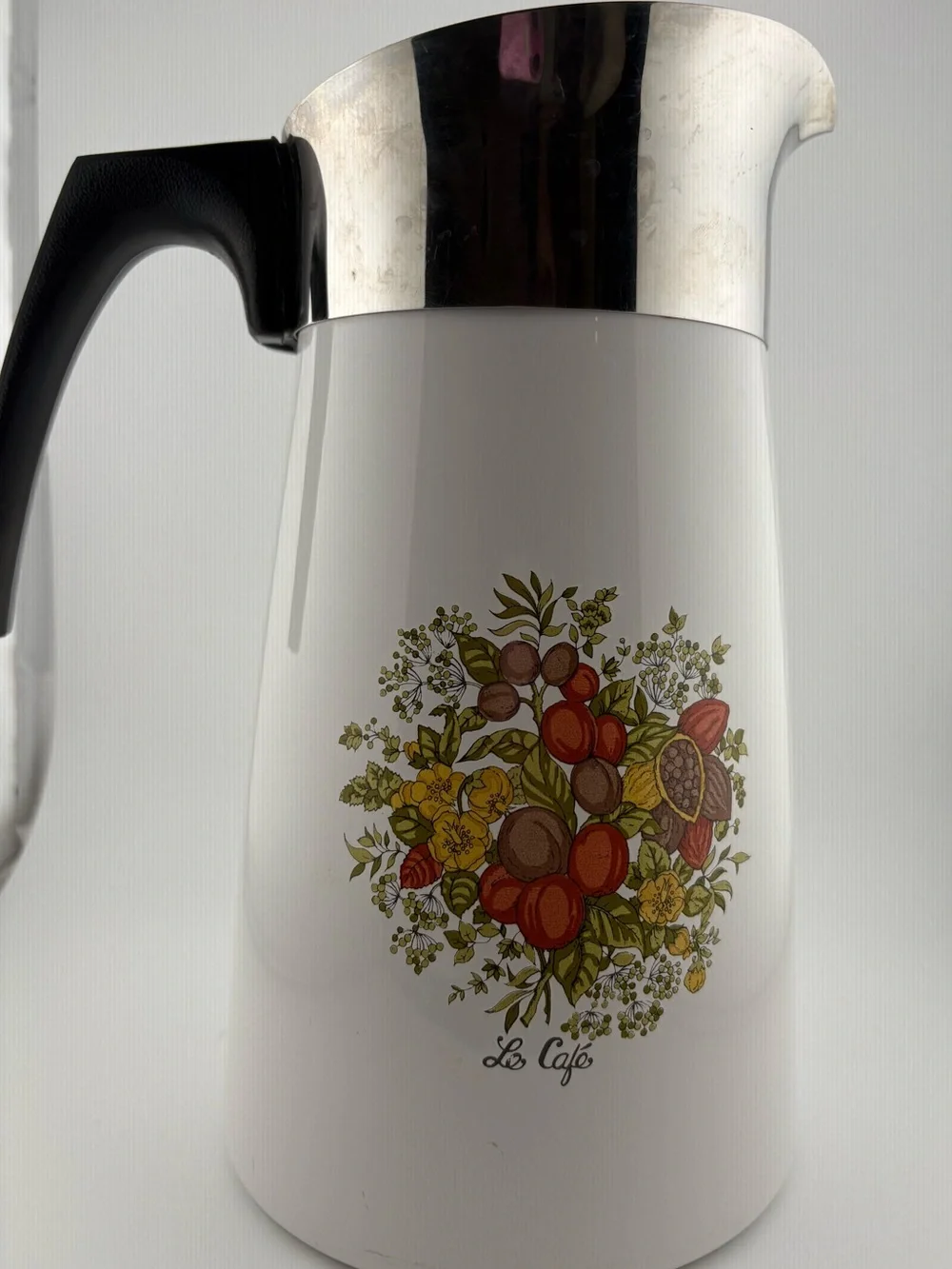 Vintage Corningwear Spice of Life 10 Cup Percolator P-149 - no lid or insides